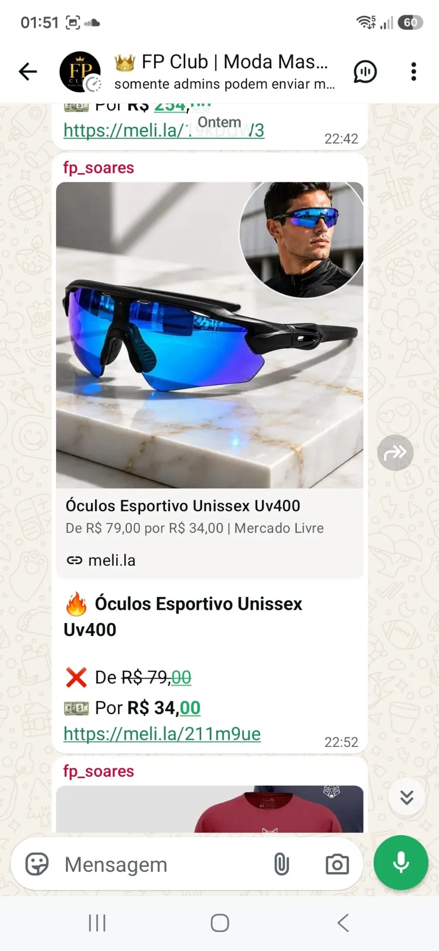 Oferta de kit com bermuda e calça jeans masculinas